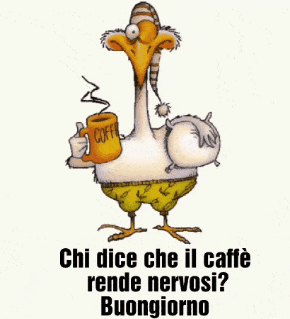 Chi dice che il caffè rende nervosi? Buongiorno