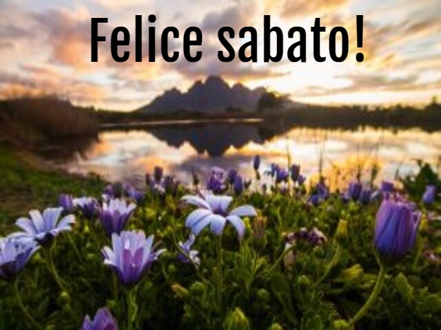 Felice sabato!