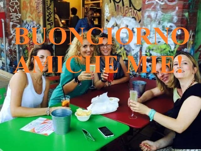 Buongiorno amiche mie!