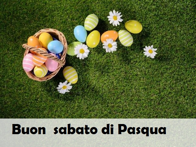 Buon sabato di Pasqua