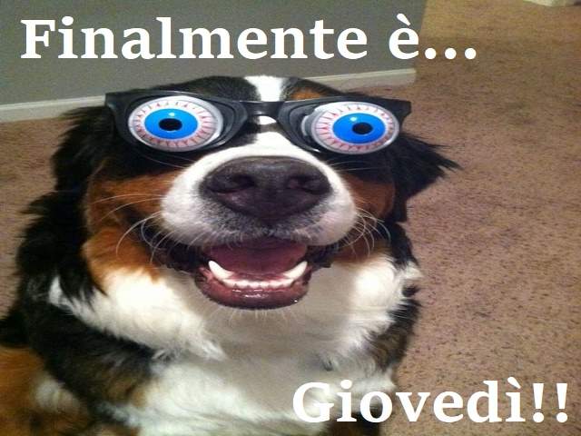 Finalmente è... Giovedì!!!