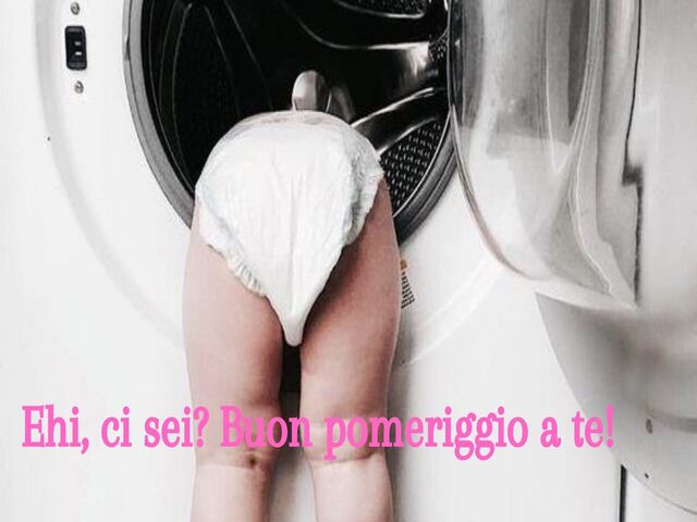 Ehi, ci sei? Buon pomeriggio a te!