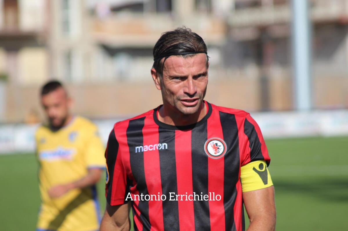 Calcio Foggia, Gentile: report medico - Immagine in evidenza: Federico Gentile in Cerignola-Foggia del 29/09/2019 (Serie D - girone H) - crediti: foto di Antonio Errichiello