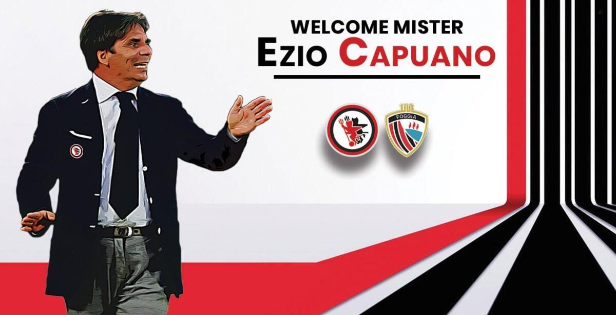 Calcio Foggia, Ezio Capuano è il nuovo allenatore - Immagine in evidenza: Ezio Capuano - crediti foto: sito ufficiale Calcio Foggia 1920