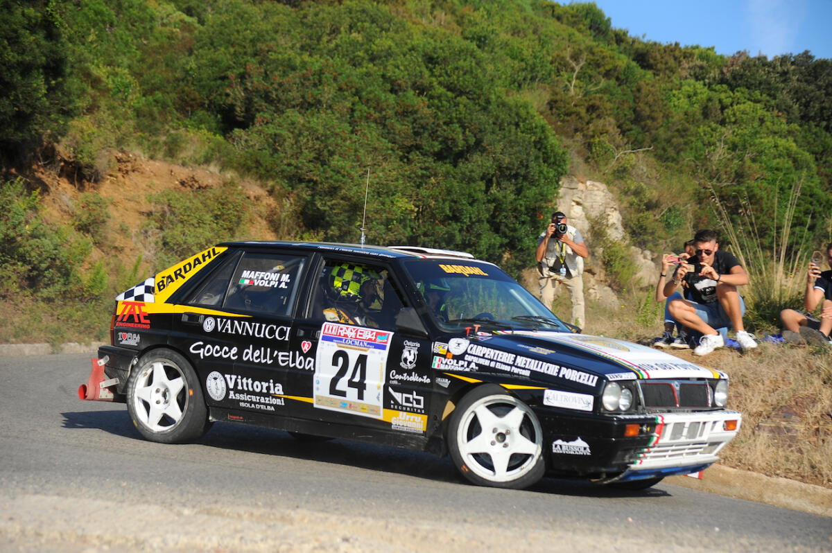 Andrea Volpi parte dal Rally Elba storico - 
