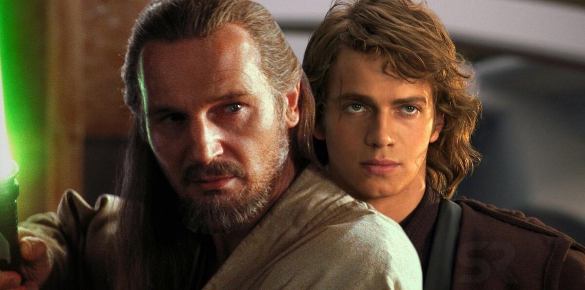 Perché Qui-Gon Jinn non è riuscito a fermare Anakin contro i Sabbipodi? - Qui-Gon Jinn e Anakin Skywalker 
Reddit