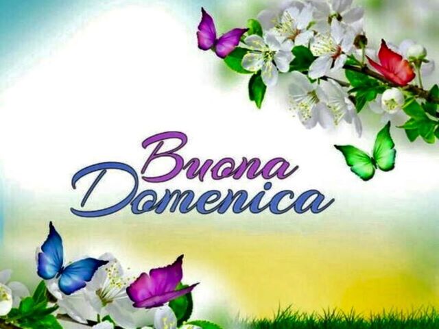 Buona domenica.