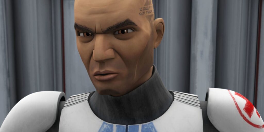 Il clone Kix in The Clone Wars.Da: StarWars.com