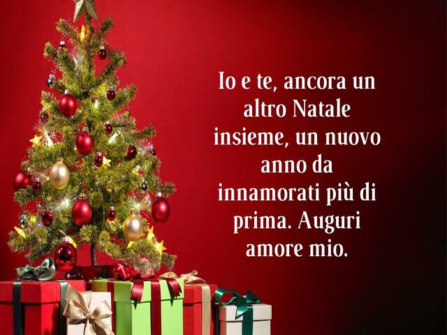 Io e te, ancora un altro Natale insieme, un nuovo anno da innamorati più di prima. Auguri amore mio.