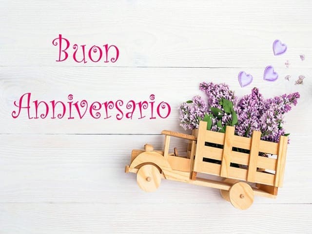 Buon anniversario.