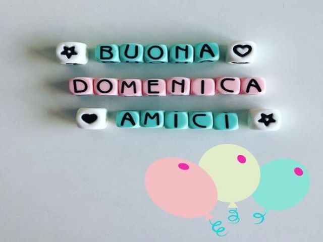 Buona domenica amici.