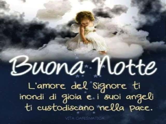 L'amore del Signore ti inondi di gioia e i suoi angeli ti custodiscano nella pace.