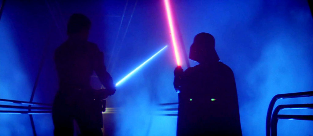 Duello tra Vader e Luke in L'Impero Colpisce Ancora
