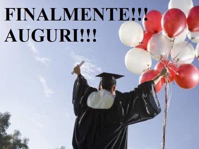 Finalmente!!! Auguri!!!