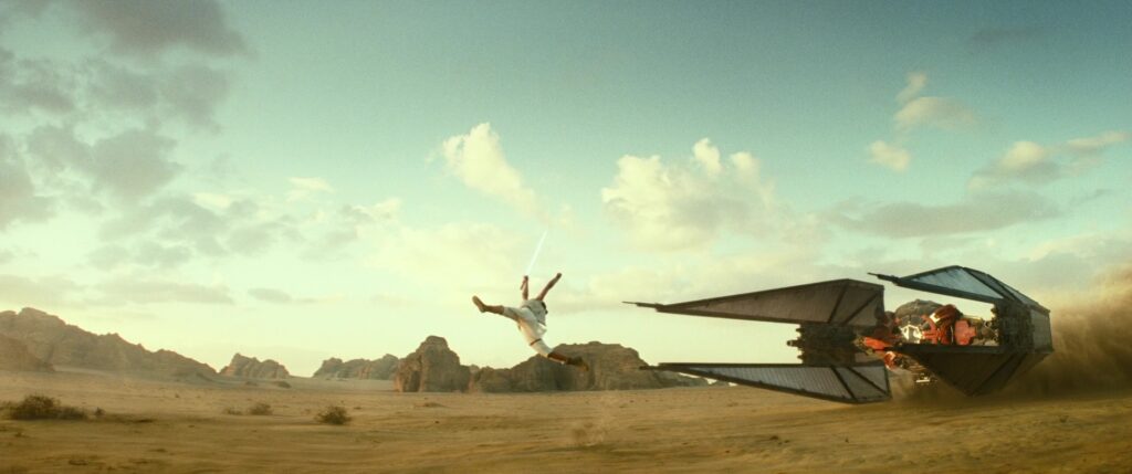 Una sequenza spettacolare di L'ascesa di Skywalker