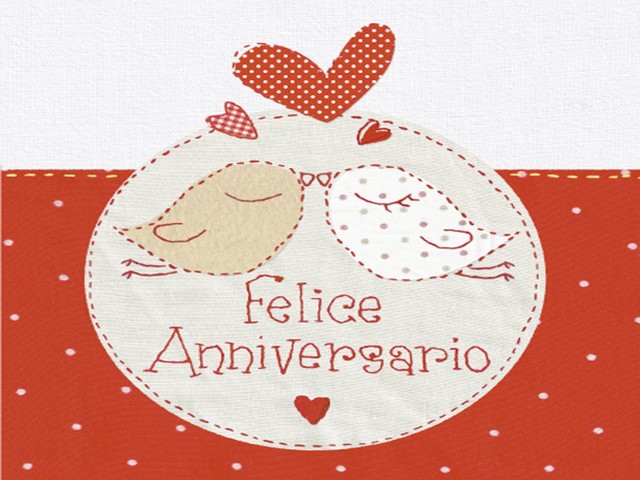 Felice anniversario