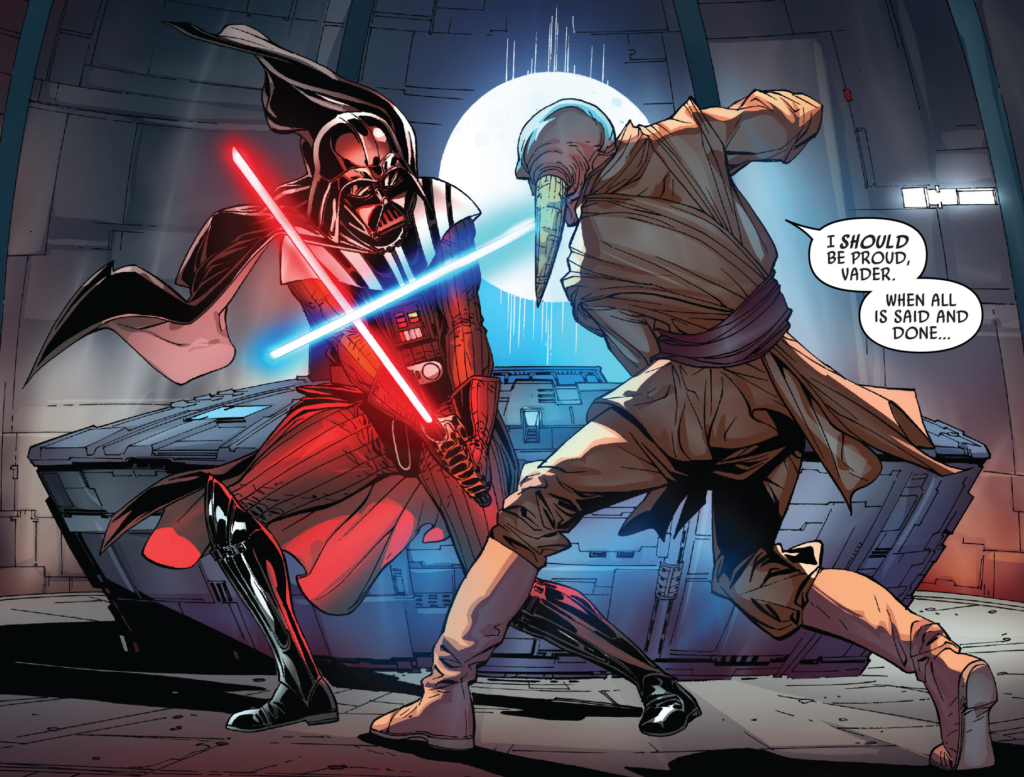 Darth Vader contro il Jedi Ferren Barr