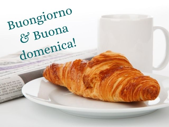 Buongiorno e buona domenica!