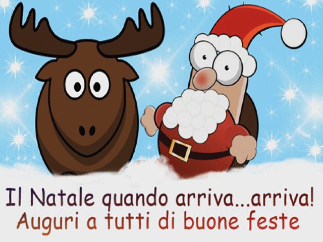 Il Natale quando arriva... arriva! Auguri di buone feste.