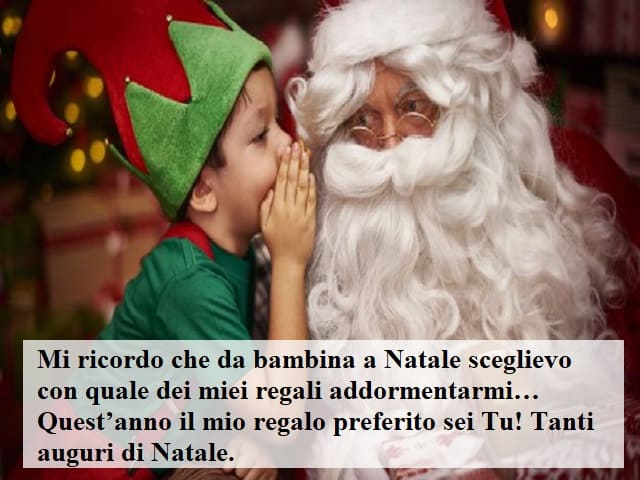 Mi ricordo che da bambina a Natale sceglievo con quale dei miei regali addormentarmi... Quest'anno il mio regalo preferito sei tu! Tanti auguri di Natale.