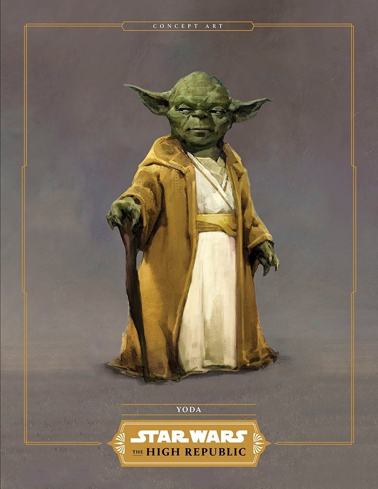 Il concept art di Yoda