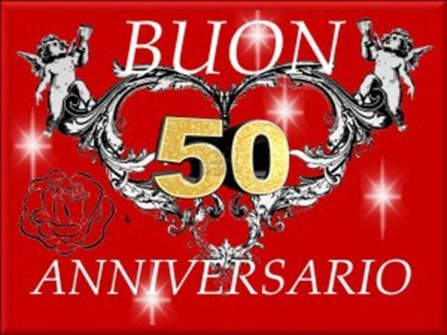 Buon 50° anniversario.