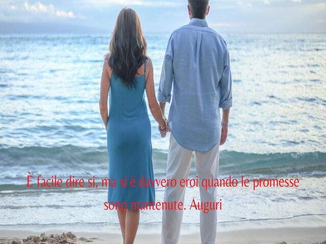È facile dire si, ma si è davvero eroi quando le promesse sono mantenute. Auguri.