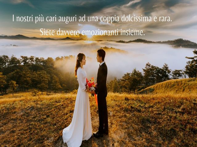 I nostri più cari auguri ad una coppia dolcissima e rara. Siete davvero emozionanti insieme.