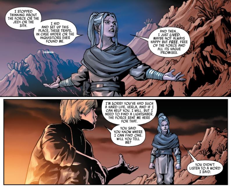 Estratto dal sesto numero di Star Wars 2020