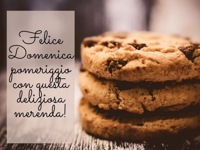 Felice domenica pomeriggio con questa deliziosa merenda!