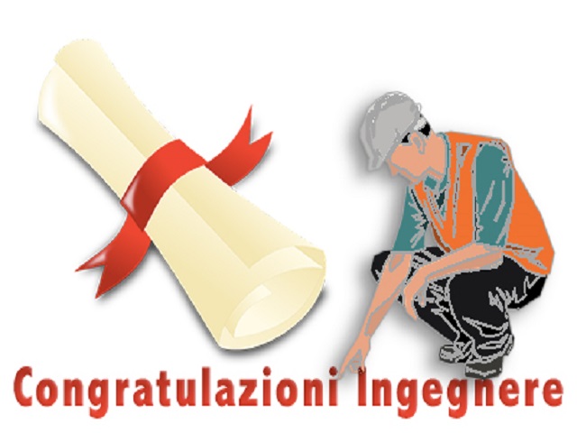 Congratulazioni ingegnere.
