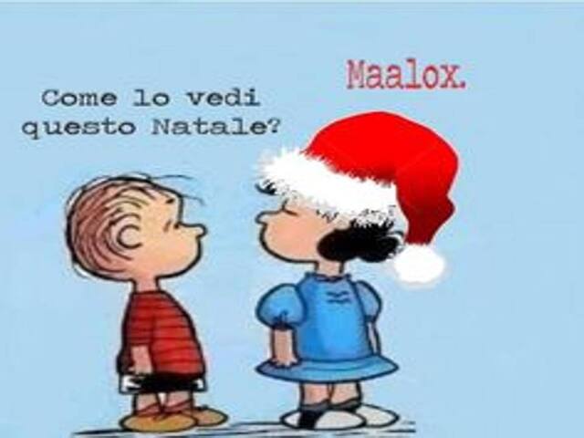 Come lo vedi questo Natale?Malox.