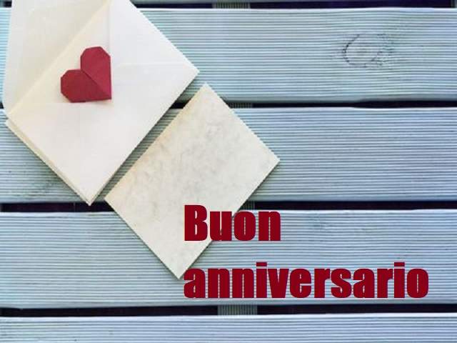 Buon anniversario