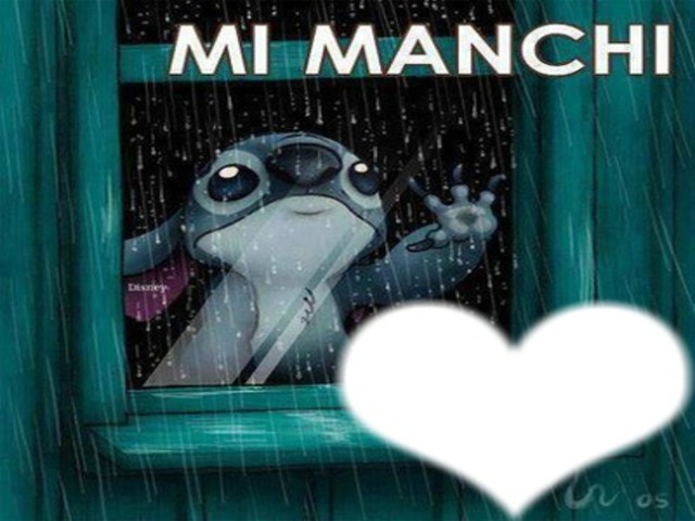 Mi manchi.