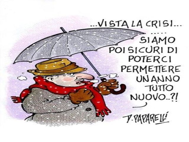 Vista la crisi, siamo sicuri di poterci permettere un anno tutto nuovo?