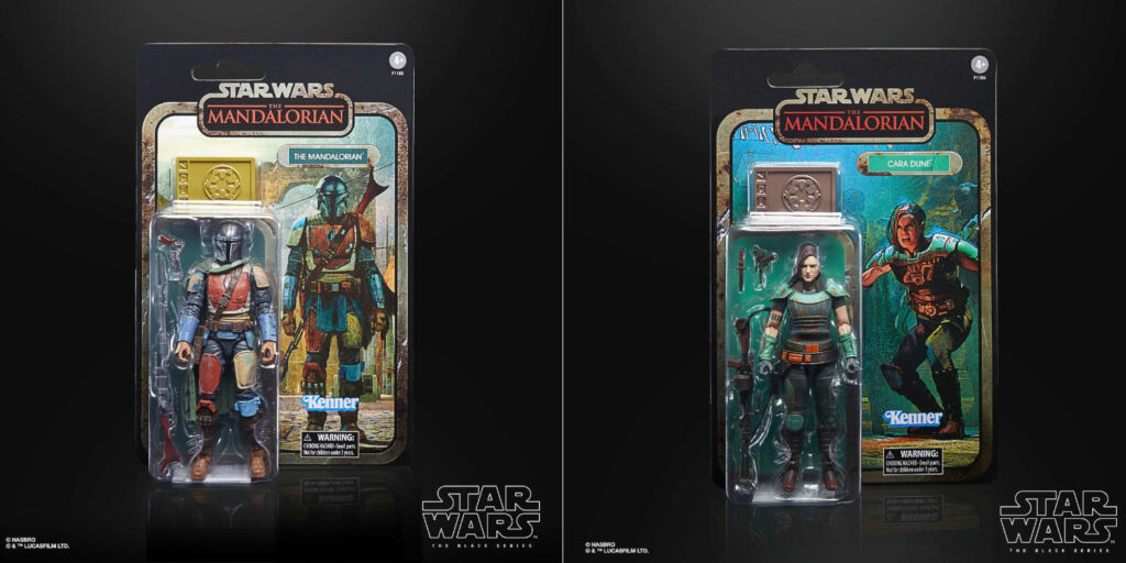 Action figure di Mando e Cara Dune