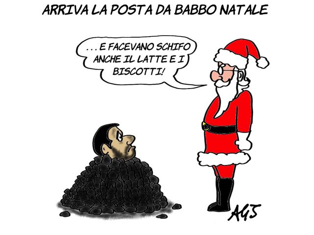 Arriva la posta da Babbo Natale. ...e facevano schifo anche il latte e i biscotti!