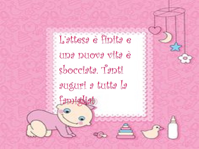 L'attesa è finita e una nuova vita è sbocciata. Tanti auguri a tutta la famigali!