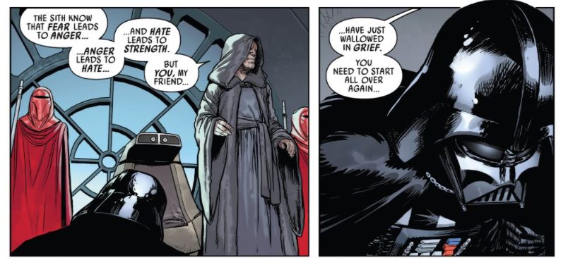 L'Imperatore si appresta a torturare Vader
