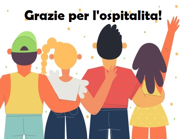 Grazie per l'ospitalità