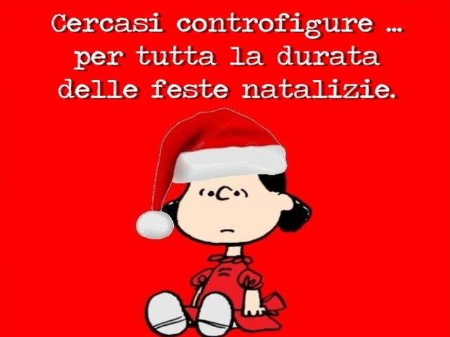 Cercasi controfigure... per tutta la durata delle feste natalizie.