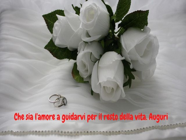 Che sia l'amore a guidarvi per il resto della vita. Auguri.