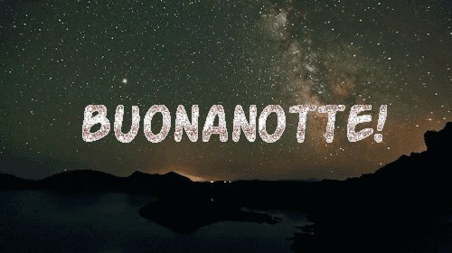 Buonanotte!