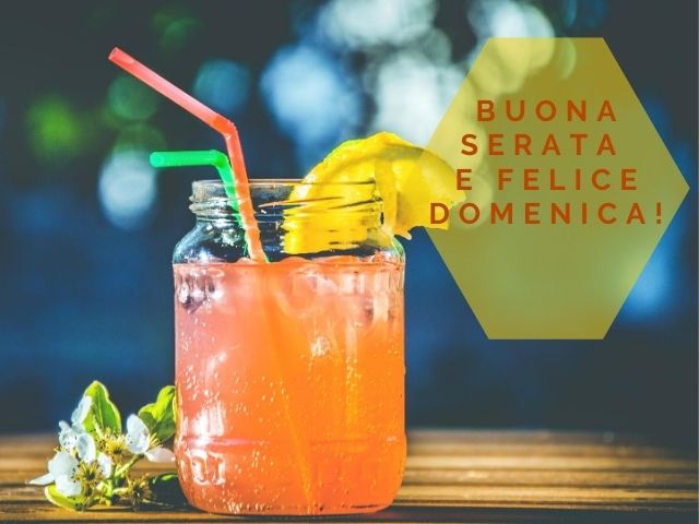 Buona serata e felice domenica!