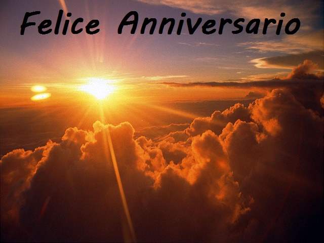Felice anniversario