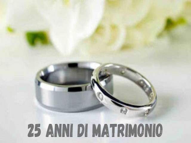 25 anni di matrimonio