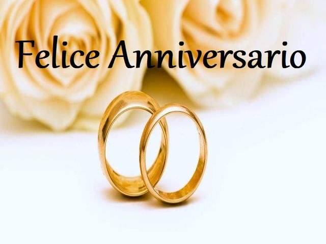 Felice anniversario