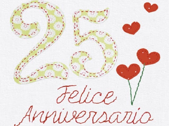 Felice anniversario.