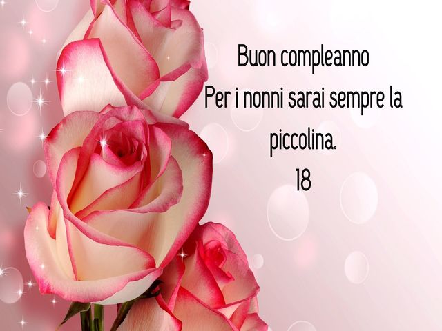 Buon compleannoPer i nonni sarai sempre la piccolina.18