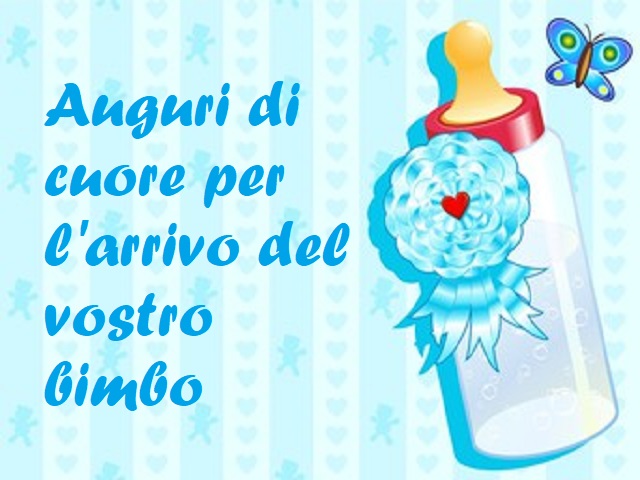 Auguri di cuore per l'arrivo del vostro bimbo